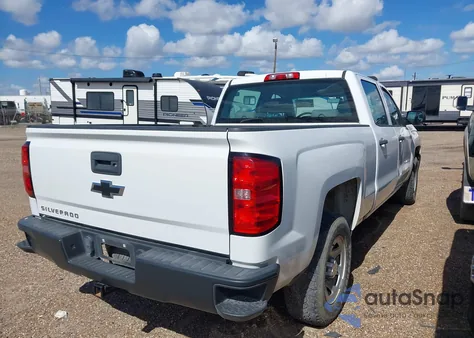 2018 Chevrolet Silverado 1500 Wt из США, поврежденный, VIN 3GCPCNECXJG362341